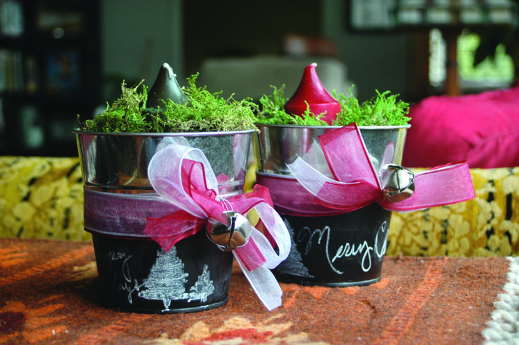 DIY Christmas Sprouting Pots
